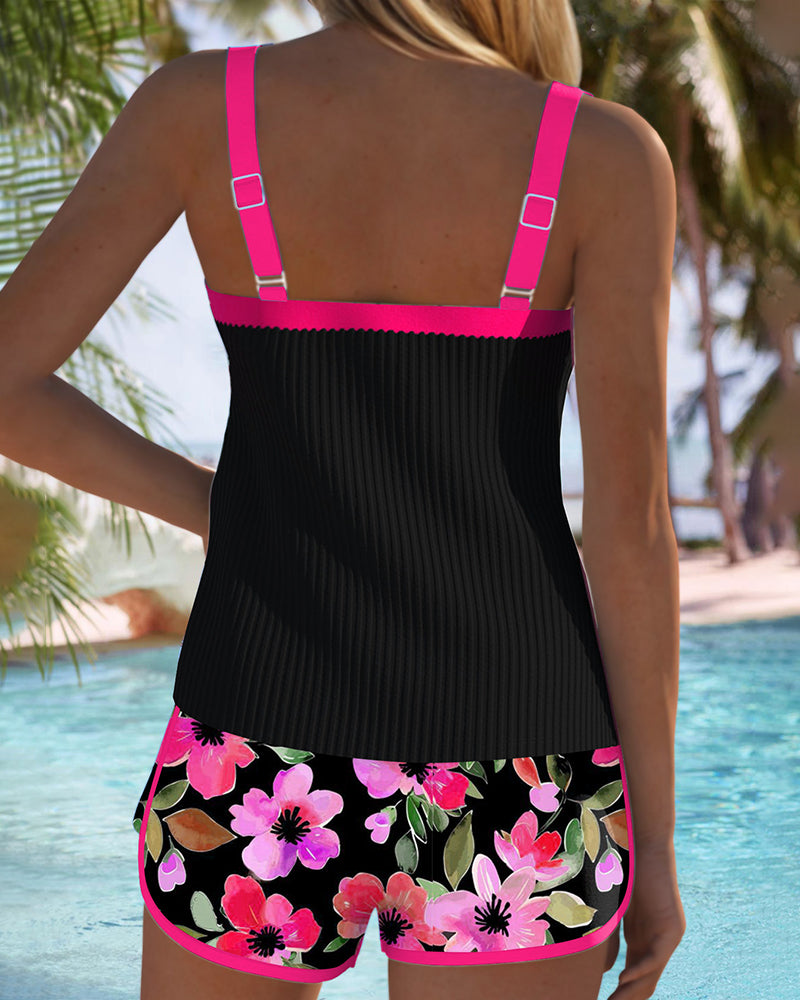 Elegant Tankini Swimwear | Women's Tummy Control Tankini Set with Flattering Fit for Confidence 4