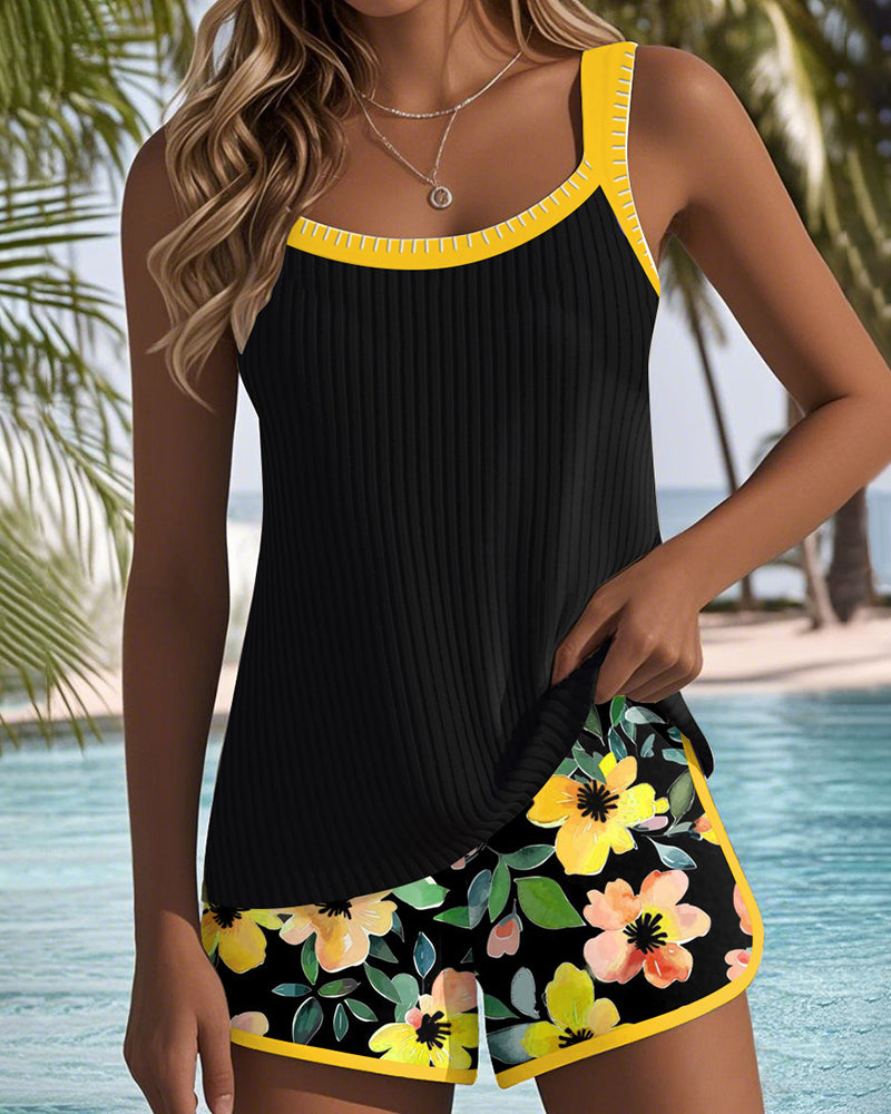 Elegant Tankini Swimwear | Women's Tummy Control Tankini Set with Flattering Fit for Confidence 6