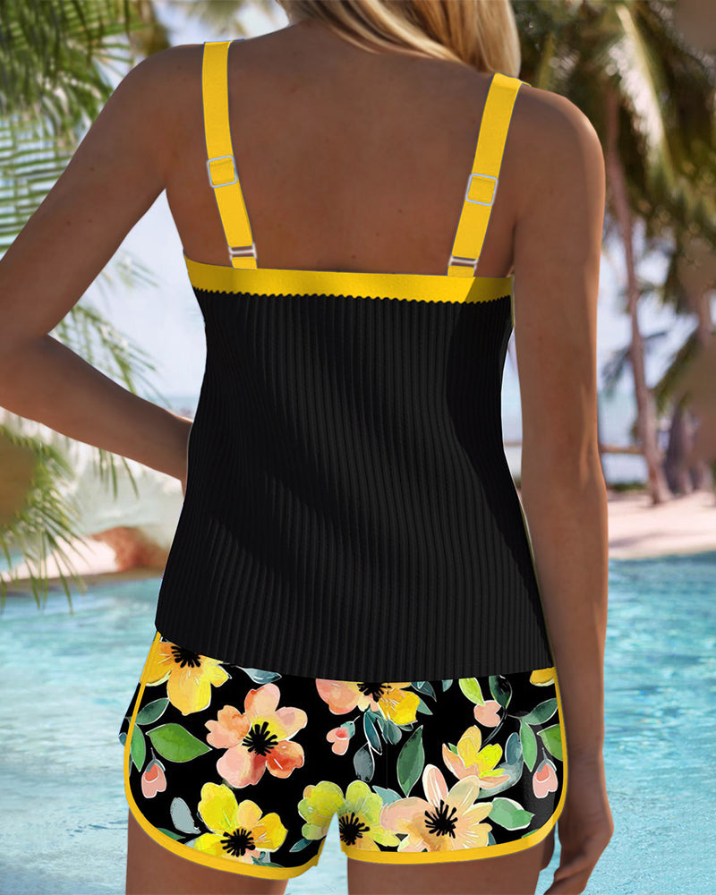 Elegant Tankini Swimwear | Women's Tummy Control Tankini Set with Flattering Fit for Confidence 7