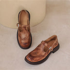 Elegant Vegan Leather Mary Jane Sandal with All-Day Comfort Sole | Timeless Style for Everyday Wear 2