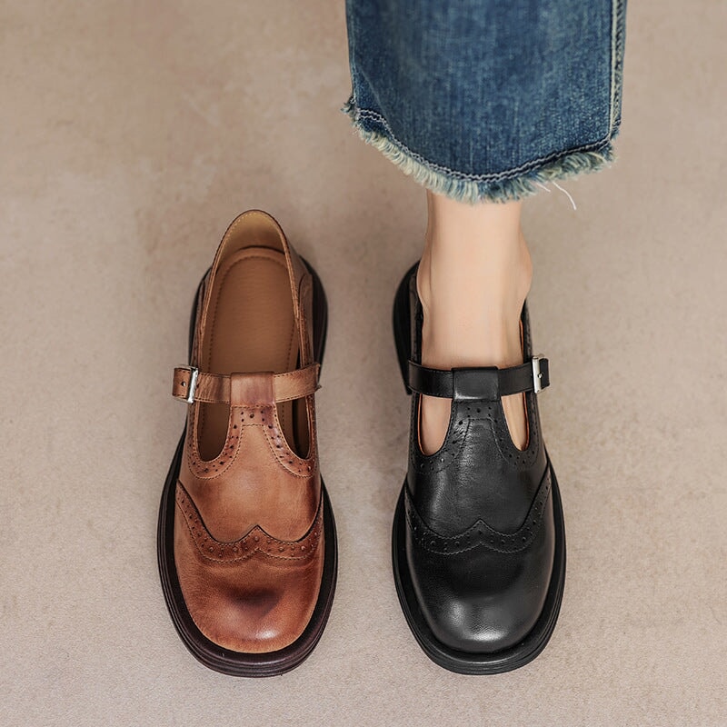 Elegant Vegan Leather Mary Jane Sandal with All-Day Comfort Sole | Timeless Style for Everyday Wear 5