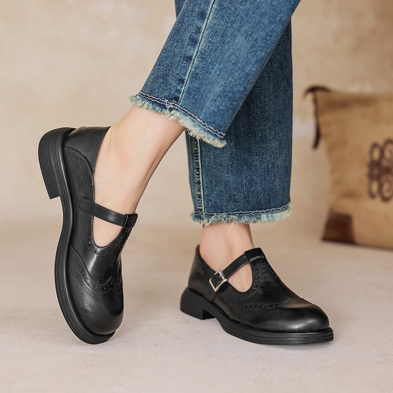 Elegant Vegan Leather Mary Jane Sandal with All-Day Comfort Sole | Timeless Style for Everyday Wear 6