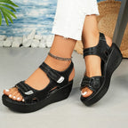 Elegant Wedge Sandals for Women with Cushioned Footbed | Stylish Design for All-Day Comfort 1