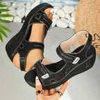 Elegant Wedge Sandals for Women with Cushioned Footbed | Stylish Design for All-Day Comfort 2