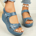 Elegant Wedge Sandals for Women with Cushioned Footbed | Stylish Design for All-Day Comfort 7