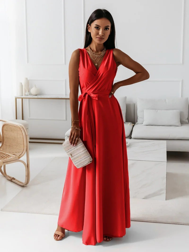 Elegant Wrap Maxi Dress for Women with Flattering Design | Perfect Long Dress for Weddings and Formal Events 3