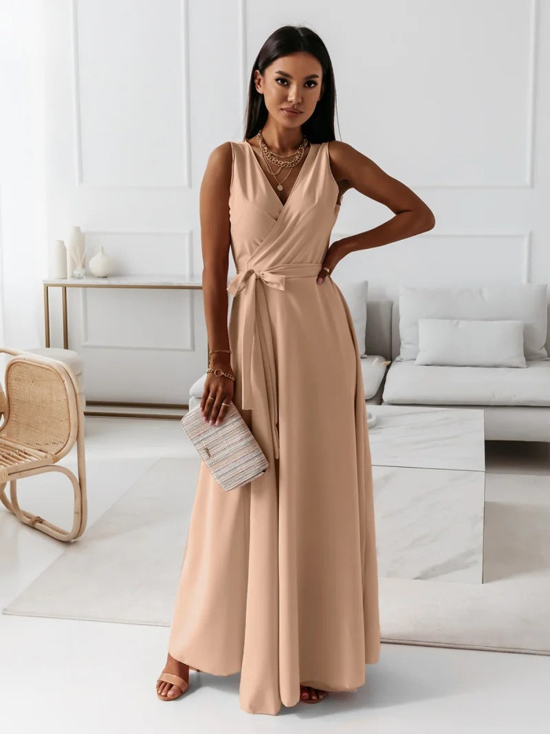 Elegant Wrap Maxi Dress for Women with Flattering Design | Perfect Long Dress for Weddings and Formal Events 4