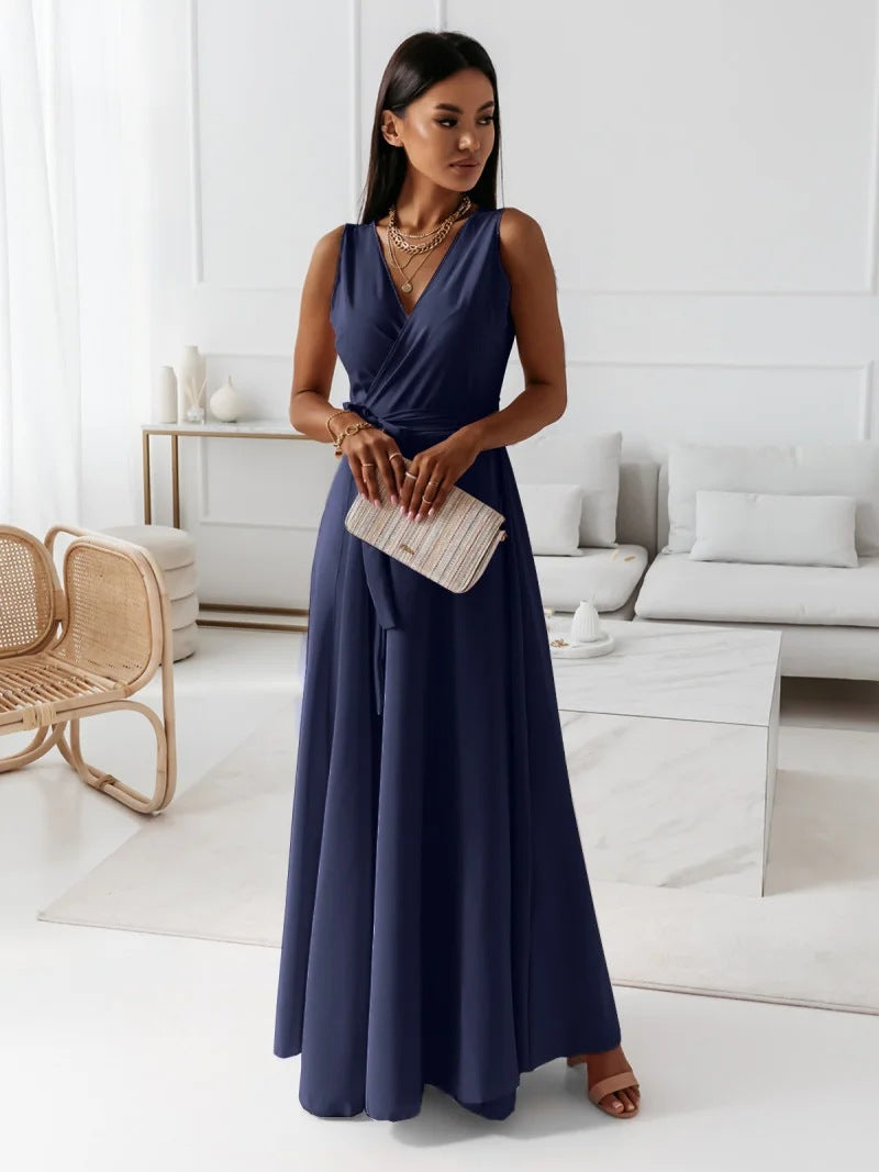 Elegant Wrap Maxi Dress for Women with Flattering Design | Perfect Long Dress for Weddings and Formal Events 5
