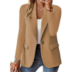 Elegant | Women's Blazer with Soft Structure & Defined Lines | Versatile Layering for Effortless Style