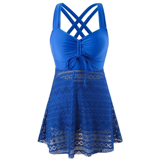 Elegant | Women's Tankini Set with Tummy Control & Full Coverage | Flattering Design for Confidence 1