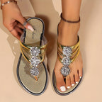 Eloira | Women's Sandals with Dazzling Crystal Accents | Comfortable Fit for Effortless Elegance 2