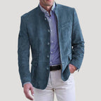 Ethan | Tailored Soft Brown Men's Blazer Coat for Winter 3