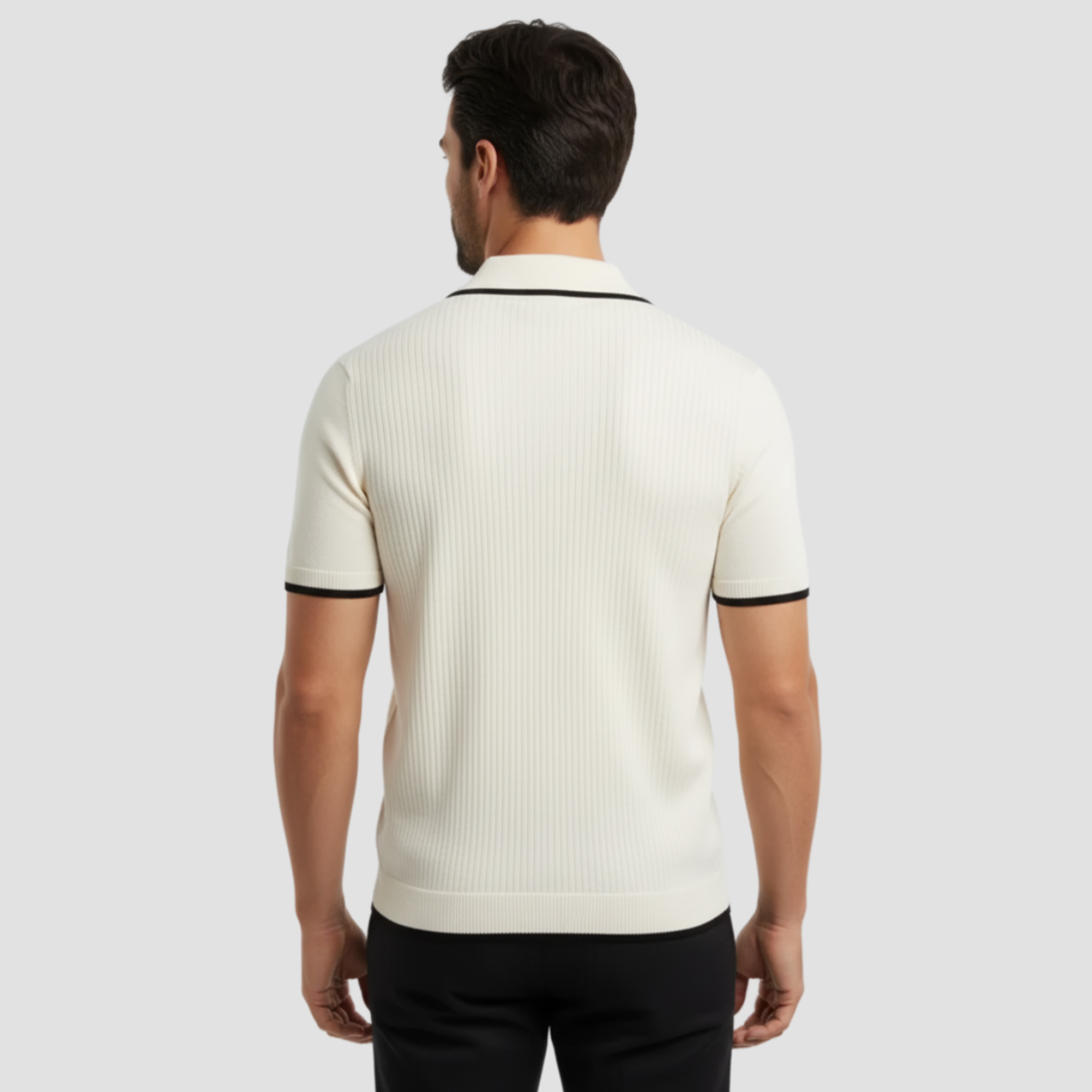 Evergent Slim Fit Polo Shirt for Men | Retro-Inspired Short Sleeve Golf Shirt in Lightweight Fabric 7