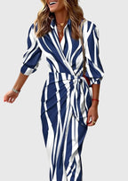 Everly Collection | Plus Size Midi Wrap Dress with Chic Print | Flattering Fit for Every Occasion 10
