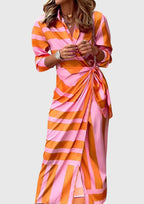 Everly Collection | Plus Size Midi Wrap Dress with Chic Print | Flattering Fit for Every Occasion 2