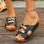 Everly Collection | Women's Sandals with Adjustable Buckle Design | Cushioned Comfort for Everyday Style 9
