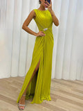 Freesia | Women's Pleated Maxi Dress for Weddings with Elegant Flow | Comfortable Fit for All-Day Wear 0