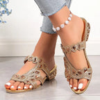 Glamour Collection | Women's Platform Sandals with Exquisite Embellishments | Elegant Footwear for All-Day Comfort 1