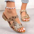Glamour Collection | Women's Platform Sandals with Exquisite Embellishments | Elegant Footwear for All-Day Comfort 2