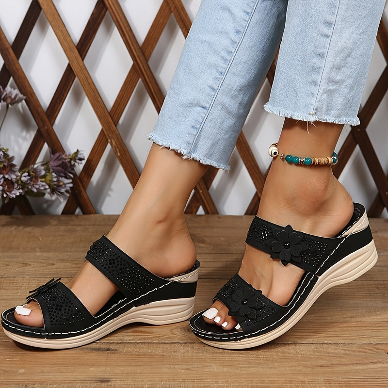 Heath | Women's Slides with Cushioned Comfort & Elegant Floral Design for All-Day Wear 4