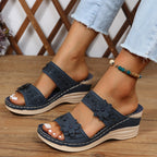 Heath | Women's Slides with Cushioned Comfort & Elegant Floral Design for All-Day Wear 9