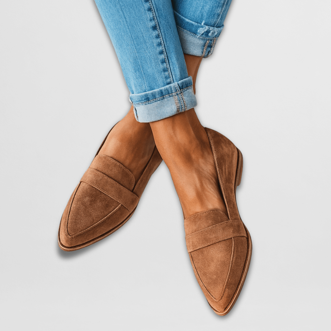 Helen Collection | Women's Loafers with Cushioned Insole | Soft Suede Design for All-Day Comfort 0