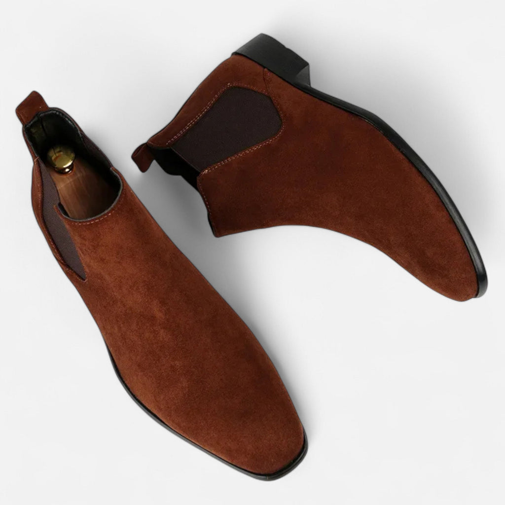 Heritage Collection | Men's Chelsea Boots with Premium Suede & Square Toe | Elegant Design for Timeless Style 6