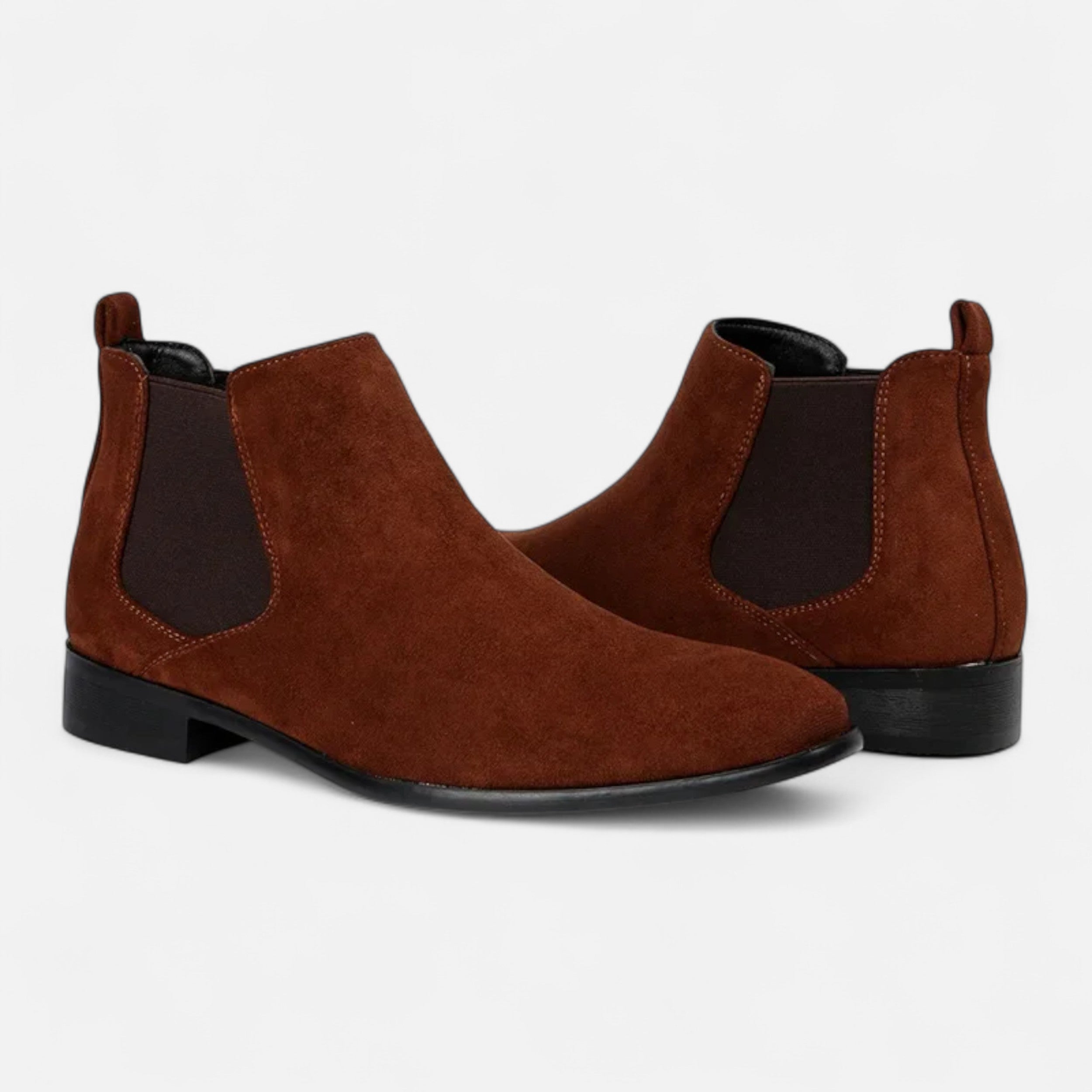 Heritage Collection | Men's Chelsea Boots with Premium Suede & Square Toe | Elegant Design for Timeless Style 8