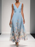 Isabella Collection | Women's Dress with Floral Print & A-Line Silhouette | Elegant Style for Summer Events 0