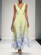 Isabella Collection | Women's Dress with Floral Print & A-Line Silhouette | Elegant Style for Summer Events 2