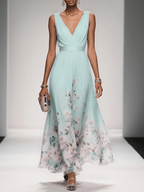 Isabella Collection | Women's Dress with Floral Print & A-Line Silhouette | Elegant Style for Summer Events 3