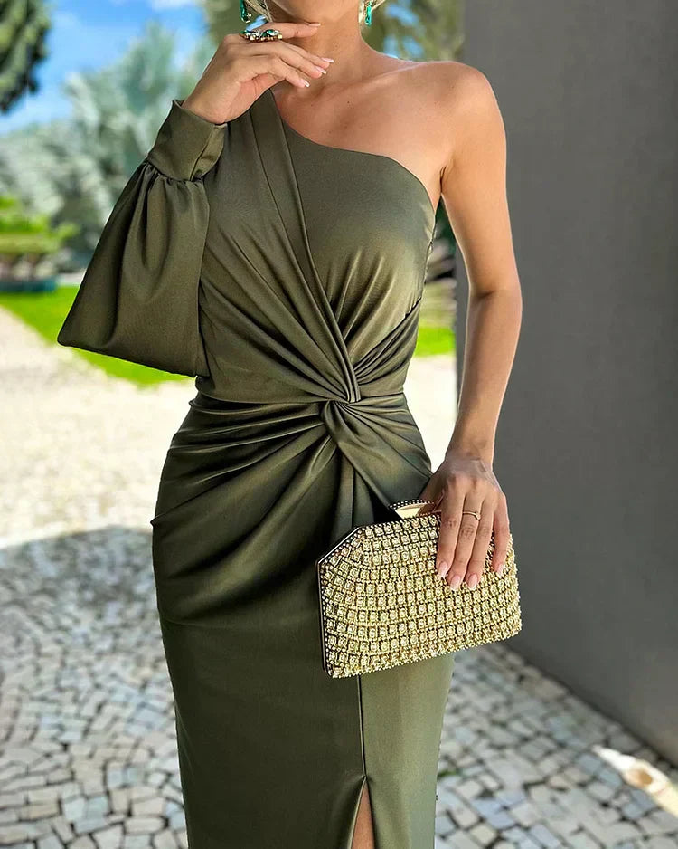 Isabella Collection | Women's Pleated Evening Dress with Elegant Coverage | Flattering Fit for Special Occasions 1
