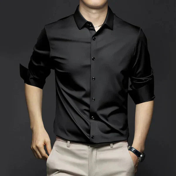 Jethro | Men's Dress Shirt with Wrinkle-Free Fabric | Breathable Style for Effortless Comfort 0