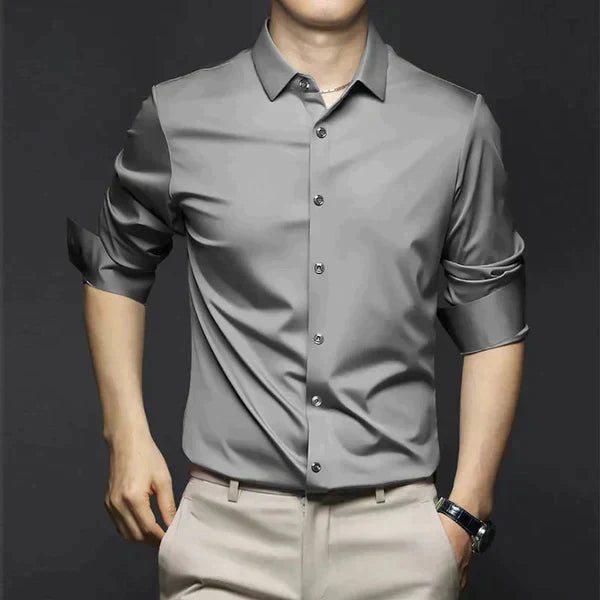Jethro | Men's Dress Shirt with Wrinkle-Free Fabric | Breathable Style for Effortless Comfort 2