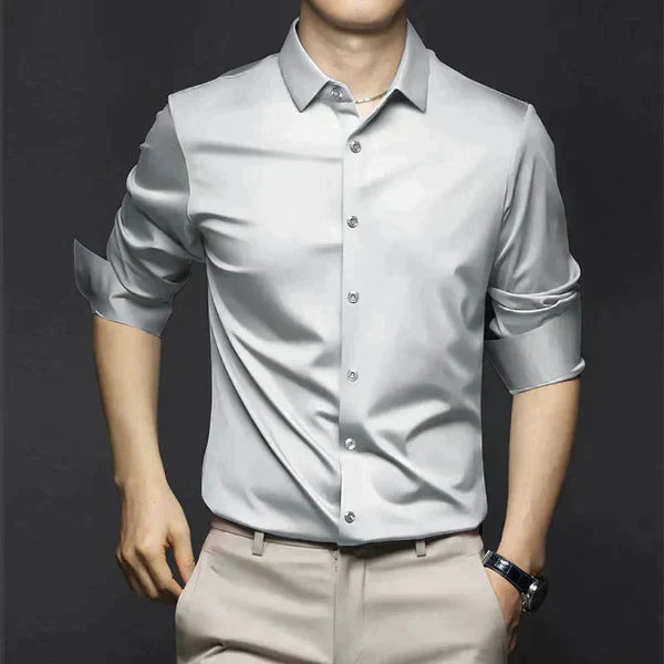 Jethro | Men's Dress Shirt with Wrinkle-Free Fabric | Breathable Style for Effortless Comfort 3