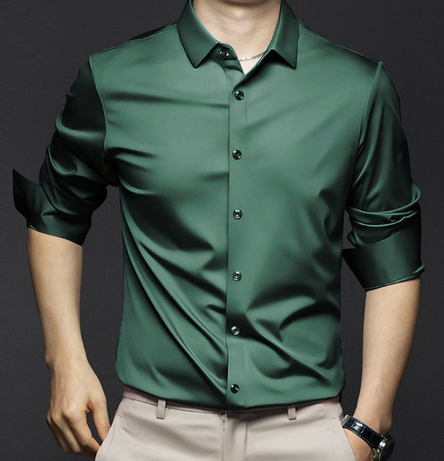Jethro | Men's Dress Shirt with Wrinkle-Free Fabric | Breathable Style for Effortless Comfort 4