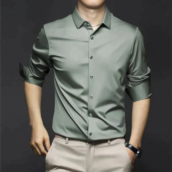 Jethro | Men's Dress Shirt with Wrinkle-Free Fabric | Breathable Style for Effortless Comfort 5