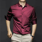 Jethro | Men's Dress Shirt with Wrinkle-Free Fabric | Breathable Style for Effortless Comfort 6