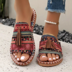 Joyful Steps | Flat Sandals Women with Cloud-Soft Footbeds | Vibrant Colors for All-Day Comfort 0