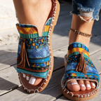 Joyful Steps | Flat Sandals Women with Cloud-Soft Footbeds | Vibrant Colors for All-Day Comfort 1