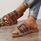 Joyful Steps | Flat Sandals Women with Cloud-Soft Footbeds | Vibrant Colors for All-Day Comfort 8