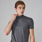 Jude Slim Fit High Collar Men's T-Shirt for Stylish Comfort and Breathability 3