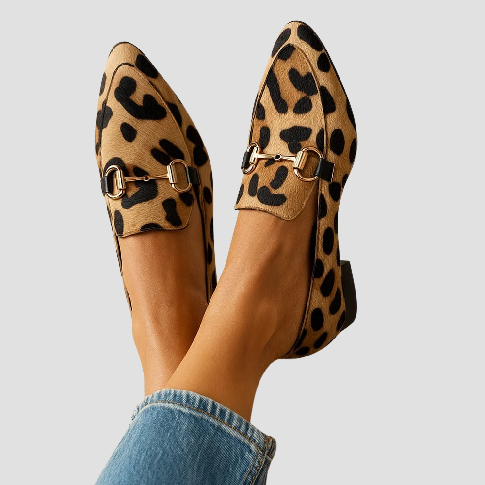 Judith Collection | Women's Black Loafers with Cushioned Insole | Stylish Comfort for All-Day Wear 0