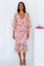 Julia Collection | Women's Floral Cocktail Dress with Flattering Silhouette | Elegant Style for Special Occasions 3