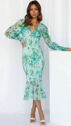 Julia Collection | Women's Floral Cocktail Dress with Flattering Silhouette | Elegant Style for Special Occasions 5