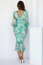 Julia Collection | Women's Floral Cocktail Dress with Flattering Silhouette | Elegant Style for Special Occasions 6