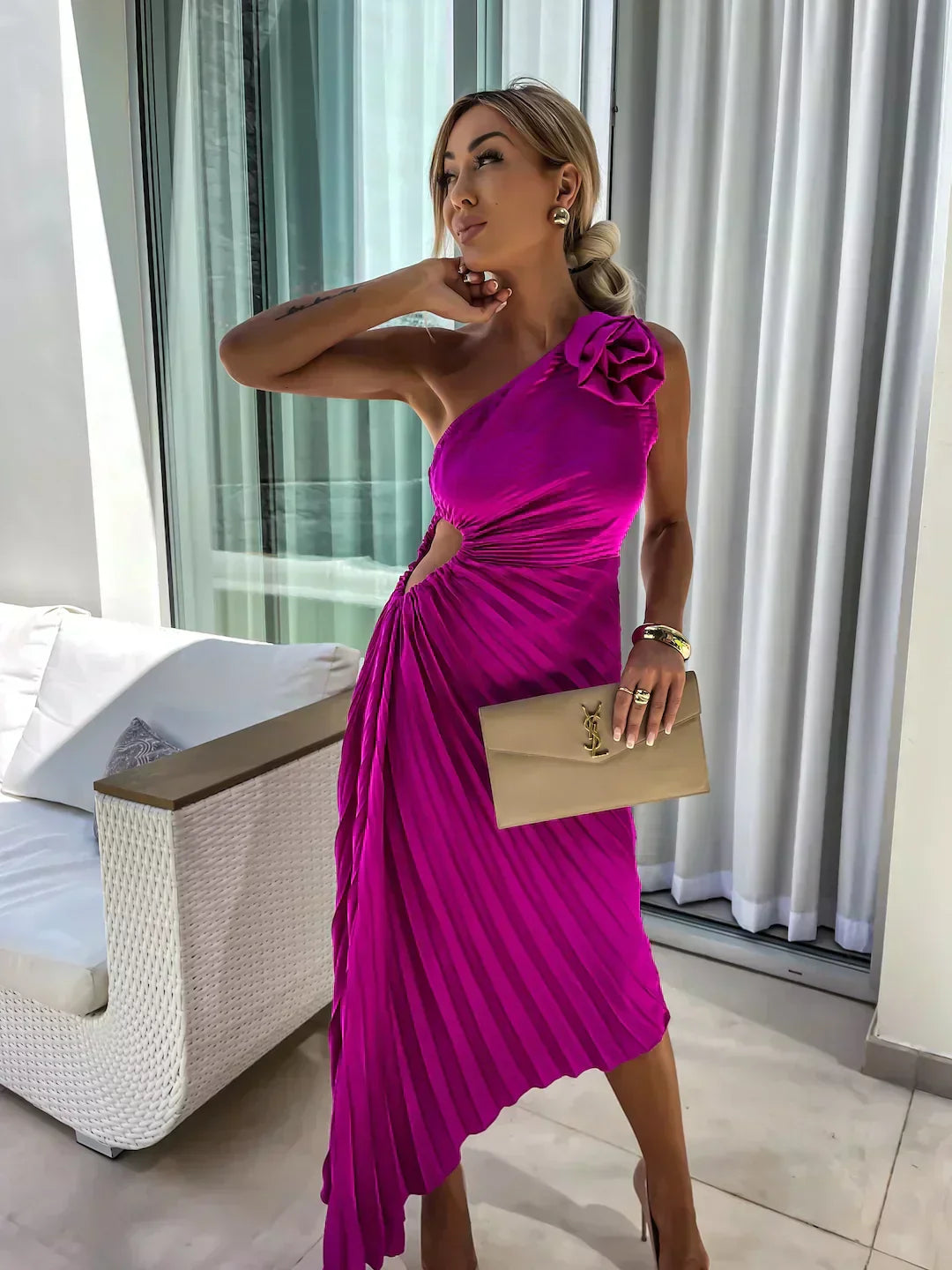 Juliette Collection | Women's Floral Dress with Flattering Fit | Elegant Style for Summer Weddings 10