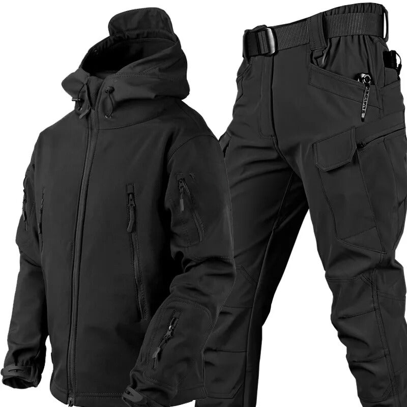 Jurgen Men's Outdoor Clothing Set | Breathable Waterproof Hiking Trousers and Windproof Gear 0