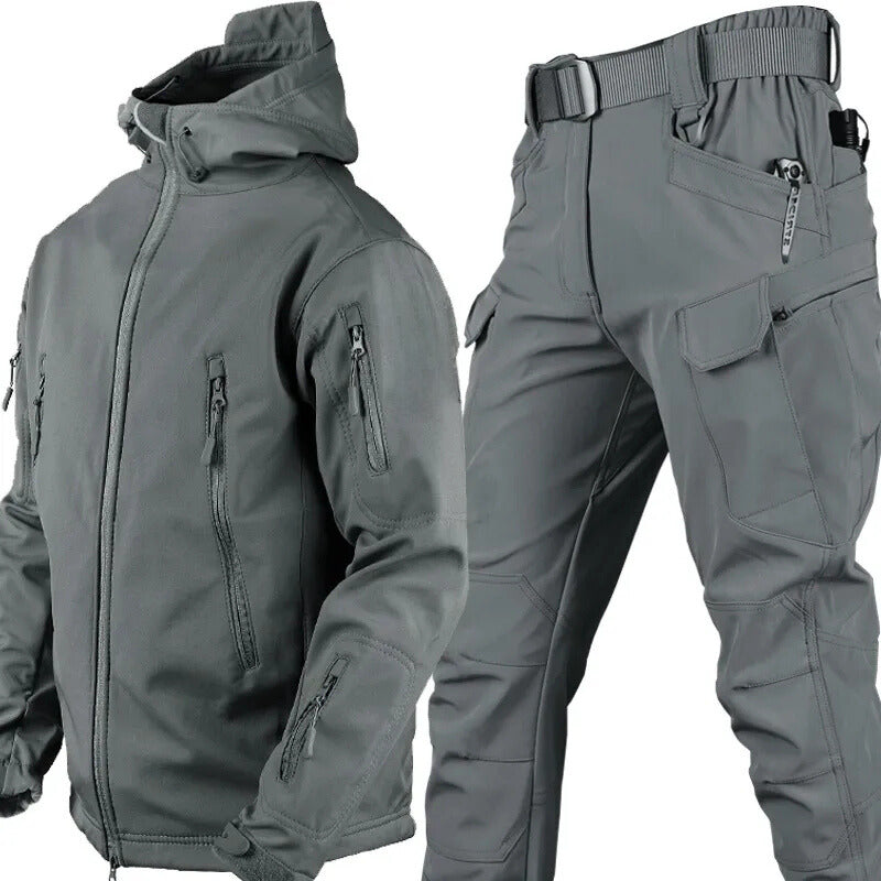 Jurgen Men's Outdoor Clothing Set | Breathable Waterproof Hiking Trousers and Windproof Gear 10