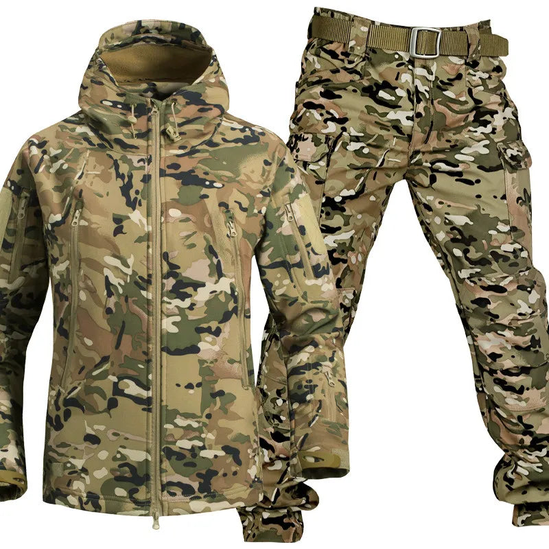 Jurgen Men's Outdoor Clothing Set | Breathable Waterproof Hiking Trousers and Windproof Gear 11